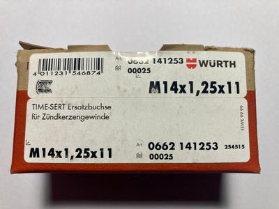 time sert M14x1.25x11 outer diameter M16x1.25