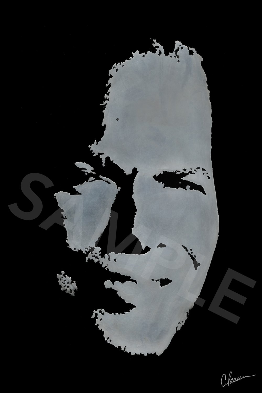 Aluminum Art Image of Michael B. Beckwith