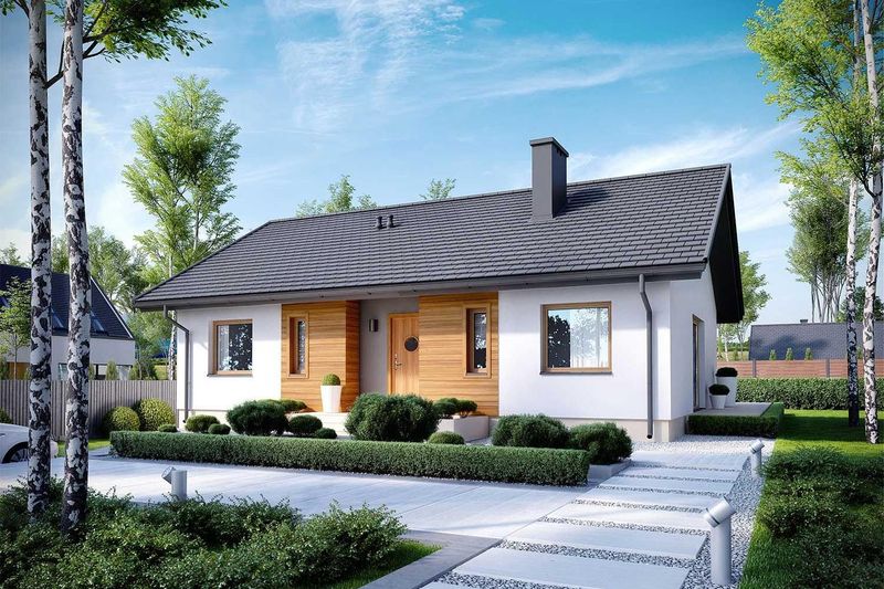 Maison ossature bois kit RE2020 "KORNEL V " 100 m² 3 chambres (AUTO-CONSTRUCTION)