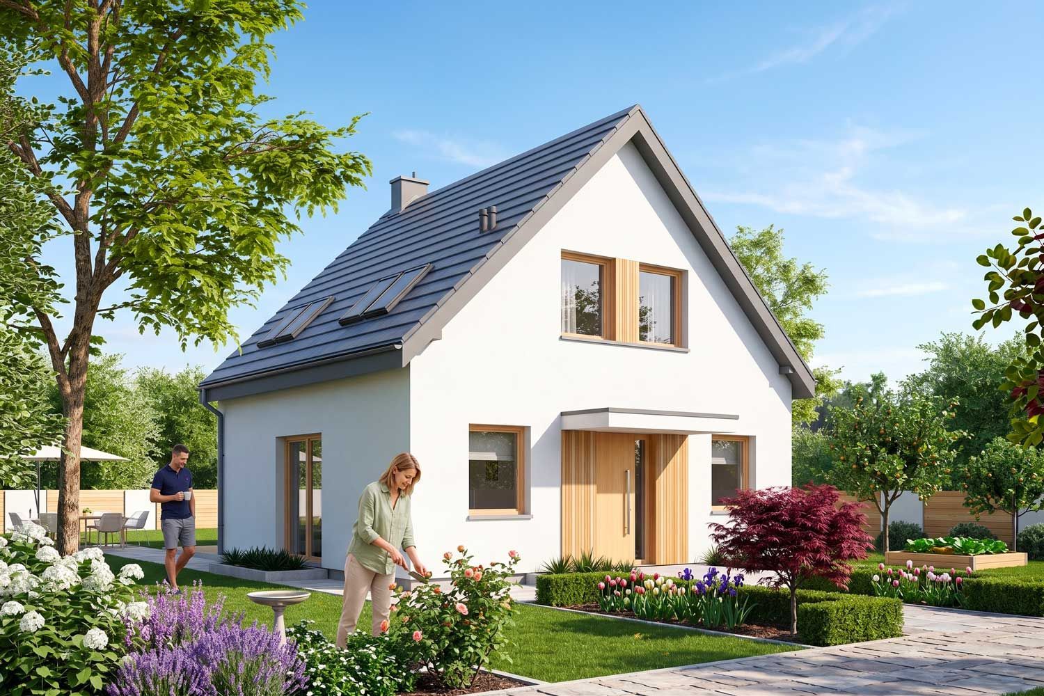 MINI 14 — Maison en Bois en Kit Ossature Bois 100 m², 4 Chambres (RE2020)