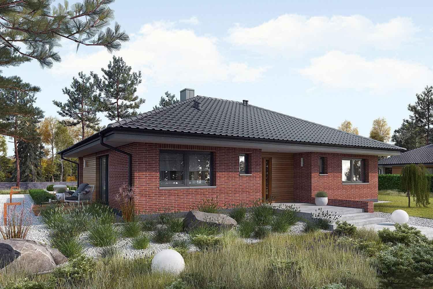 Maison ossature bois kit C24 / plan de maison Maison ossature bois kit C24 / plan de maison "MINI 4" 120 m² 3CH / Isolation par l'extérieur RE 2020