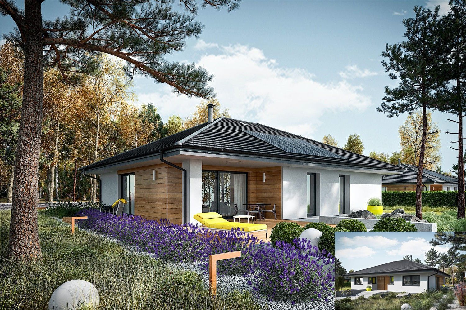 MINI 4 — Maison en Bois en Kit Ossature Bois 120 m², 3 Chambres (RE2020)