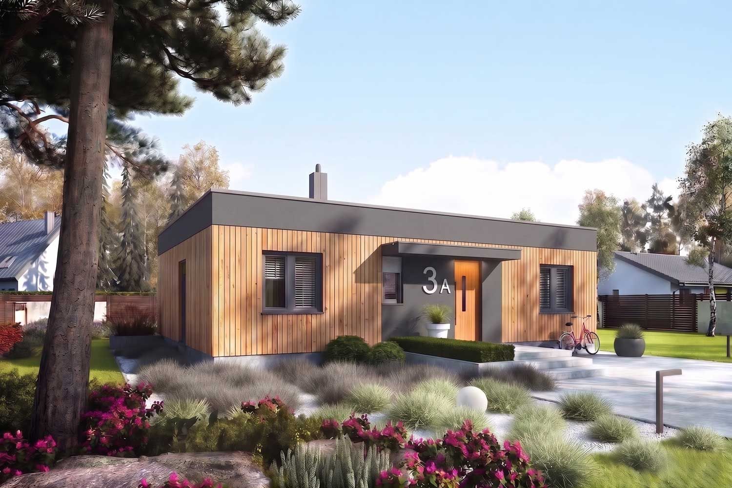 MINI 3 PLUS Maxi bois TP — Maison en Bois en Kit Ossature Bois 87 m², 3 Chambres Éco Bois Auto-Construction