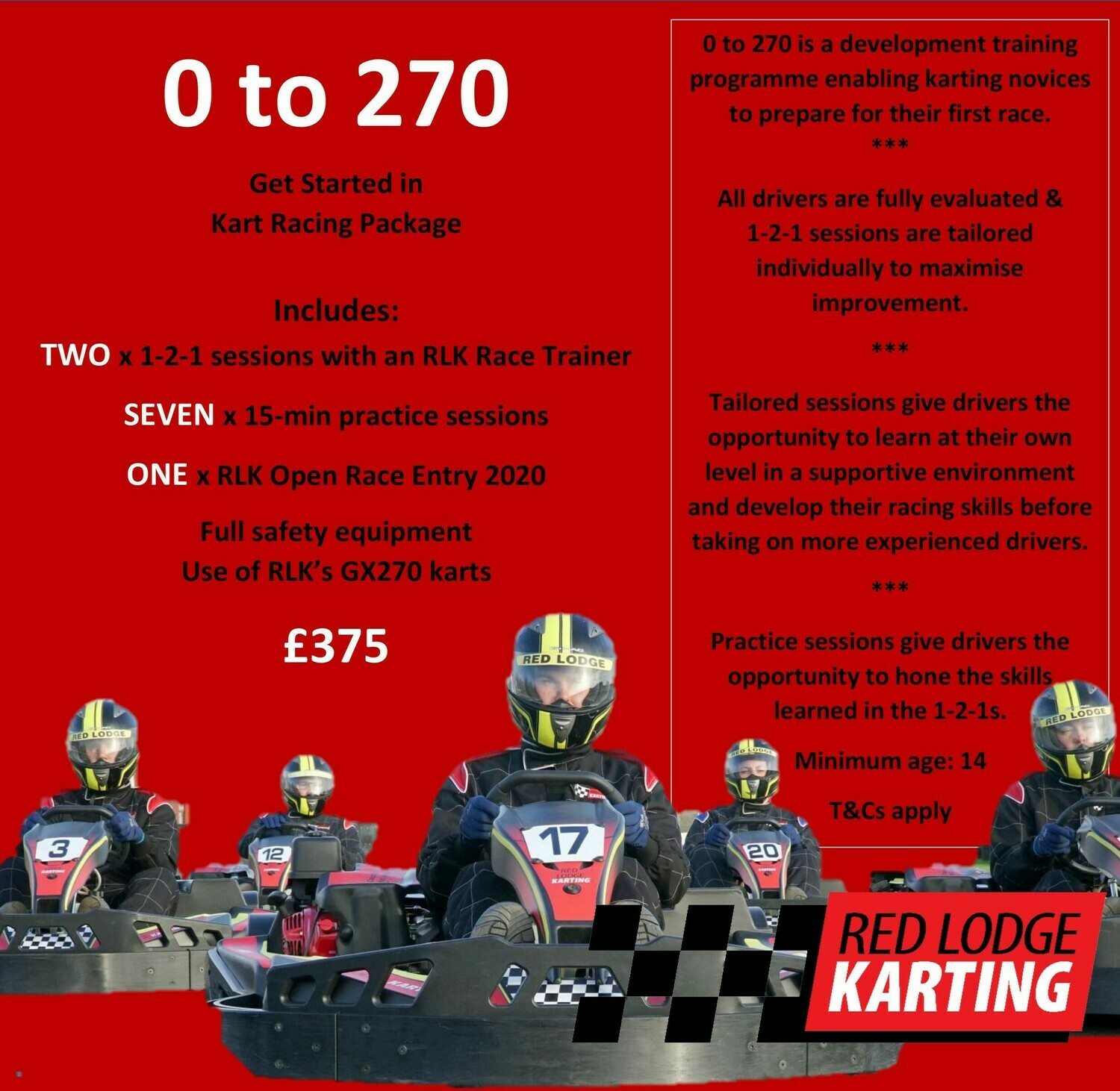 0-270 Kart Racing Package 0-270 Kart Racing Package