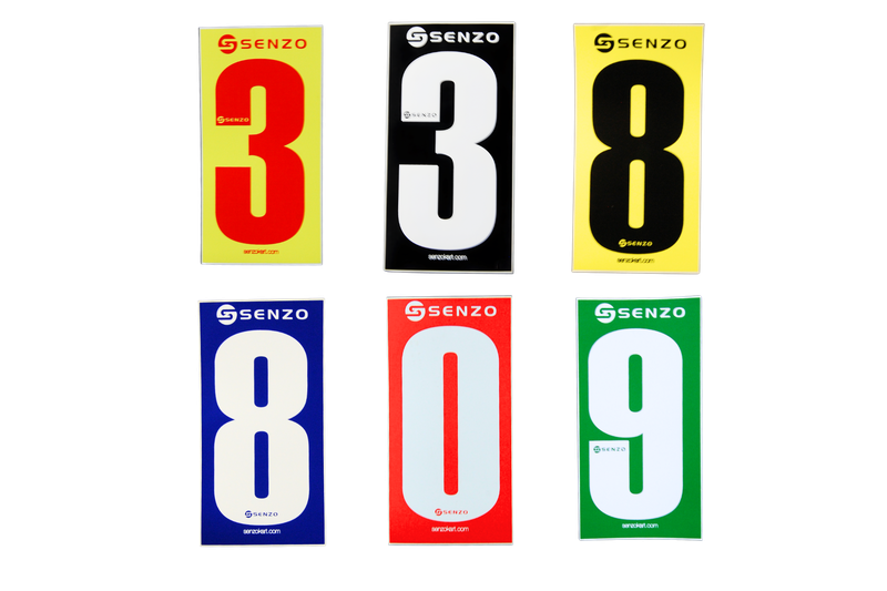 Kart Number Sticker Individual (1pc)