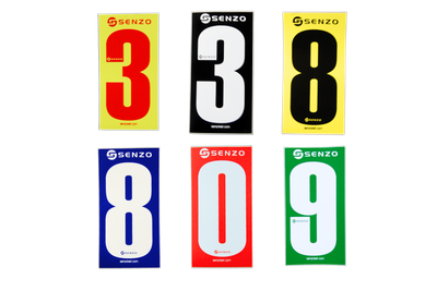 Kart Number Sticker Individual (1pc)