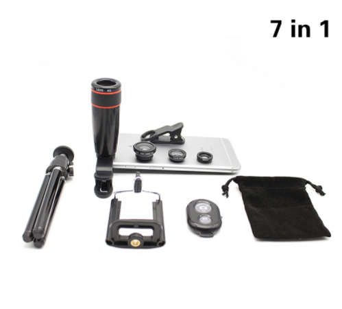 7in1 8x Zoom Telephoto Optical Camera Lenses Telescope Phone