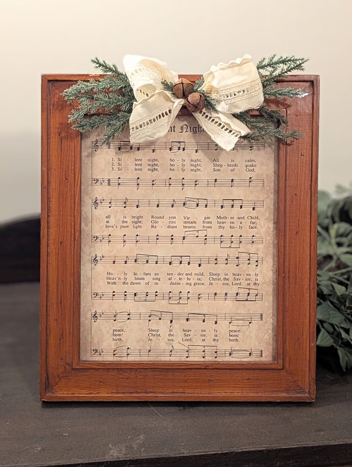 Silent Night Picture Frame