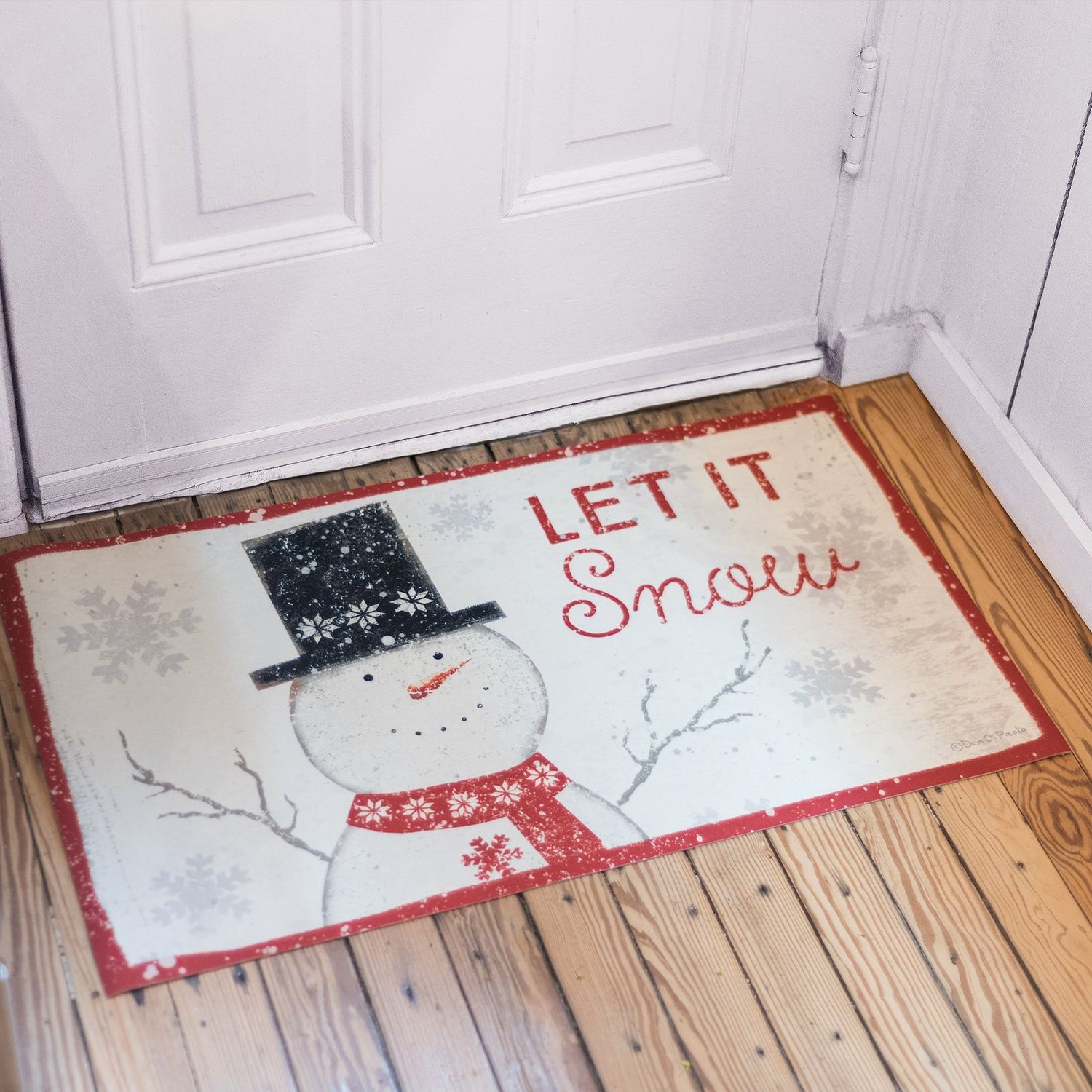 Let it snow rug