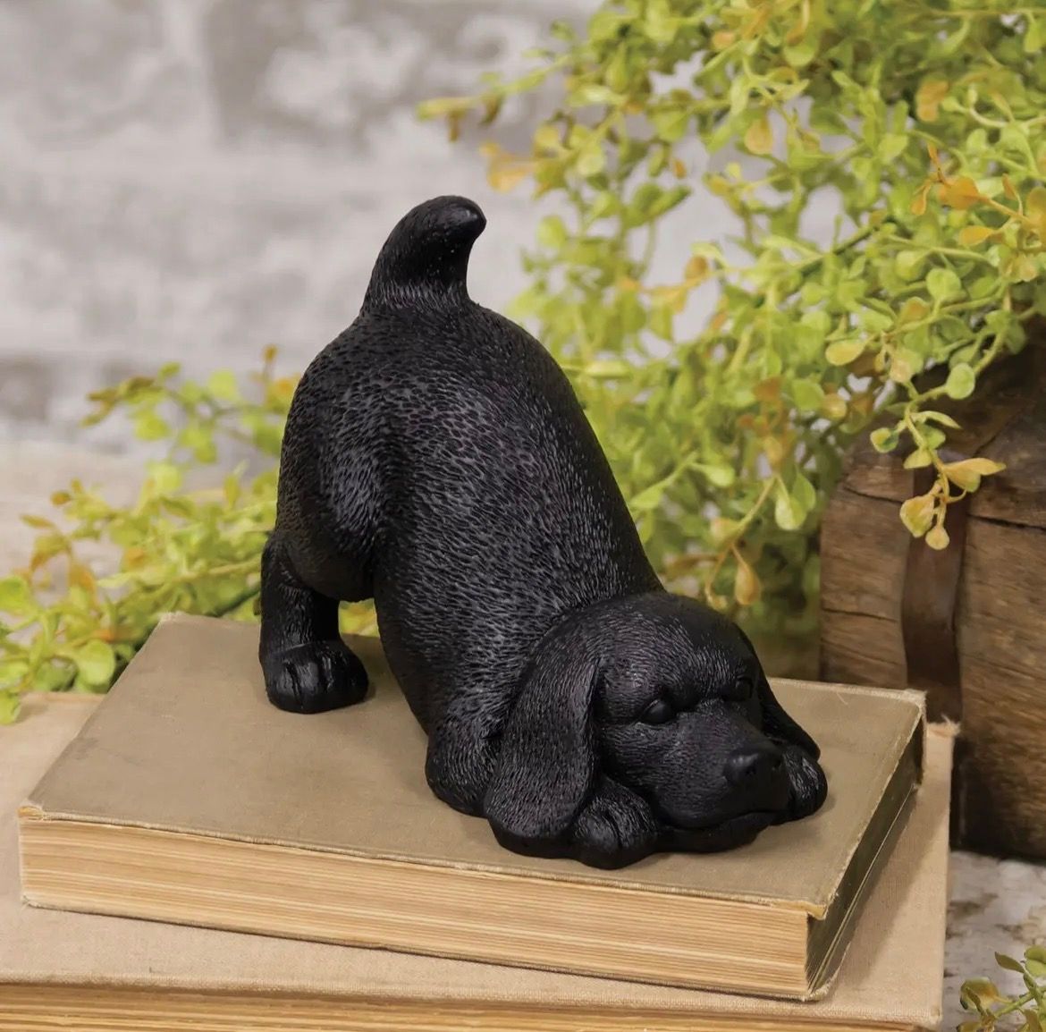 Resin Puppy Figurine ( 6")