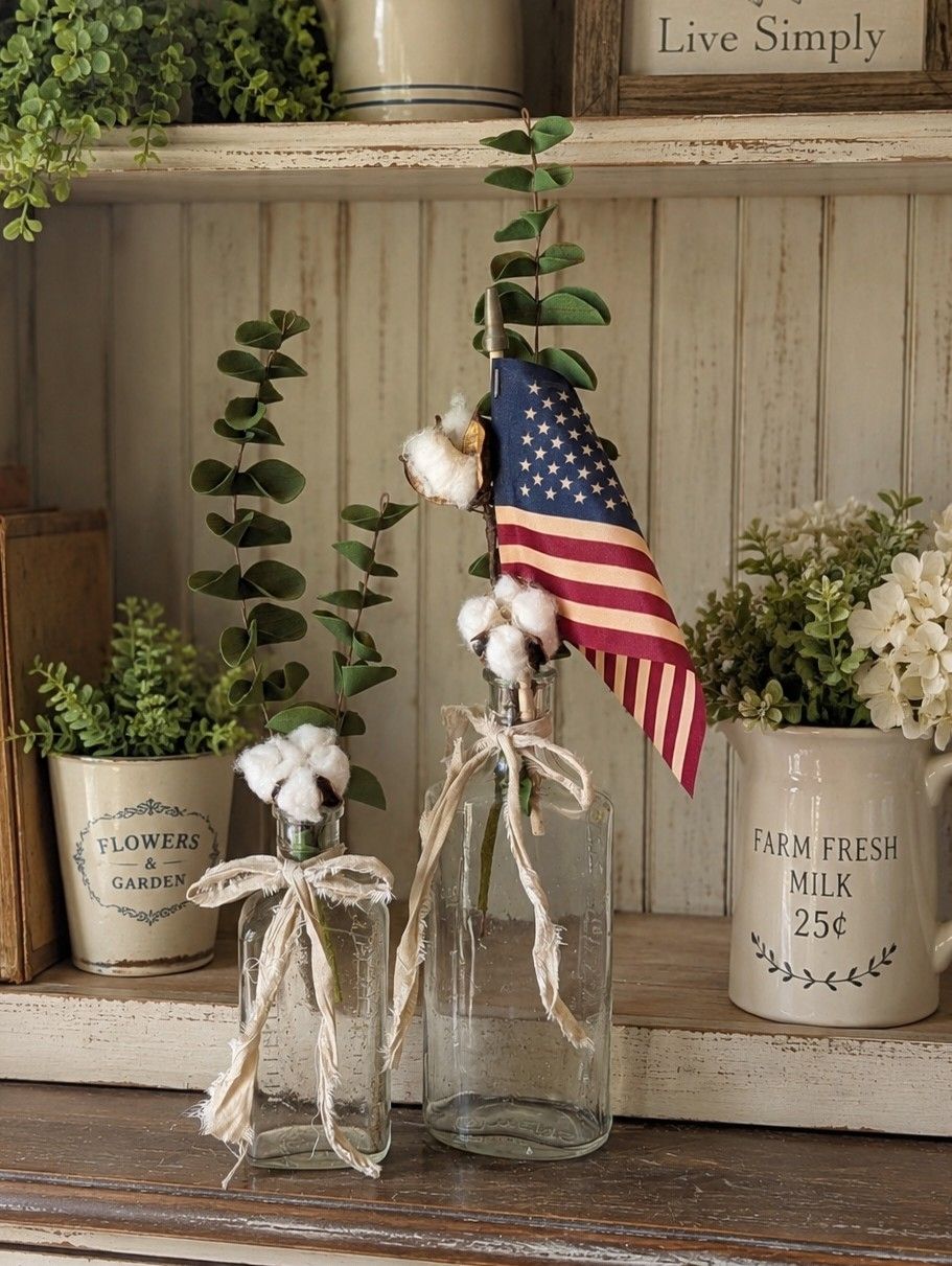 Vintage Bottle Decor
