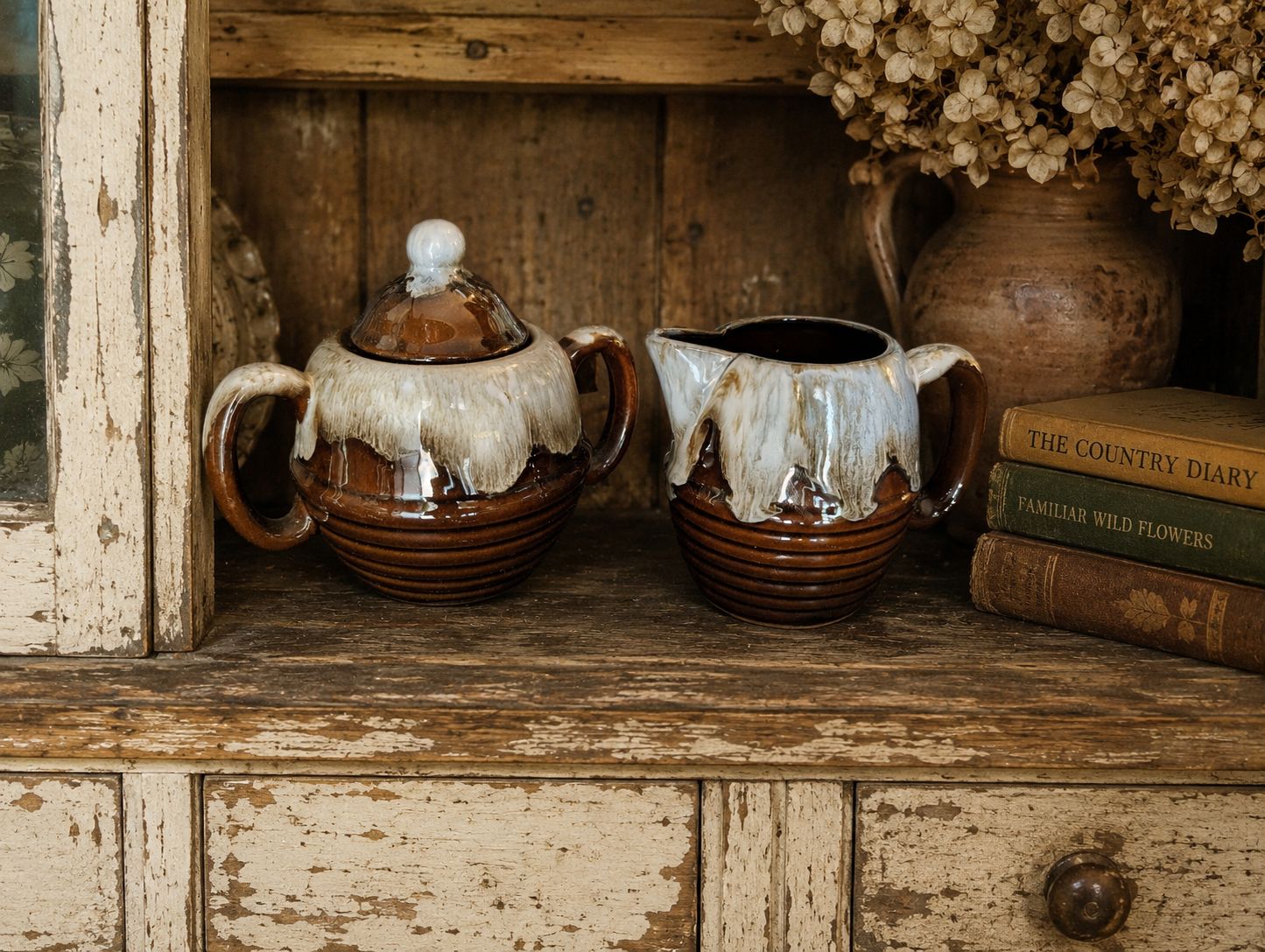 Vintage sugar and creamer