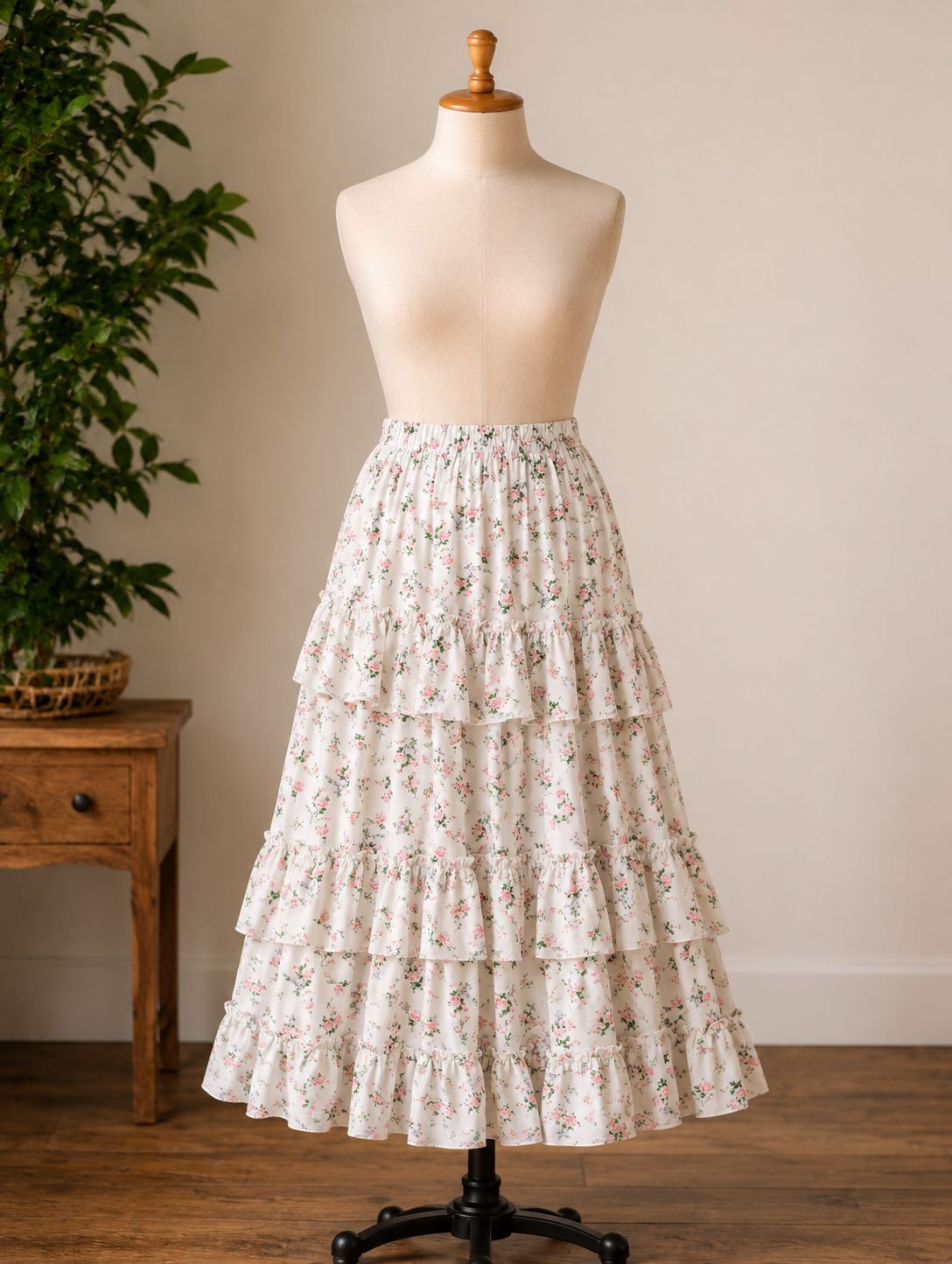 Summer Floral Skirt