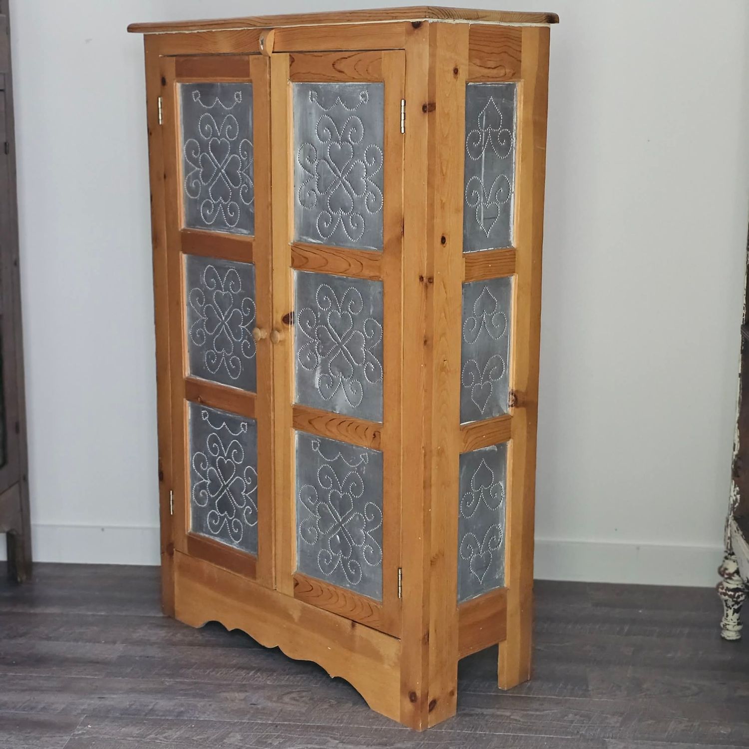 Antique Pie and Tin Cabinet