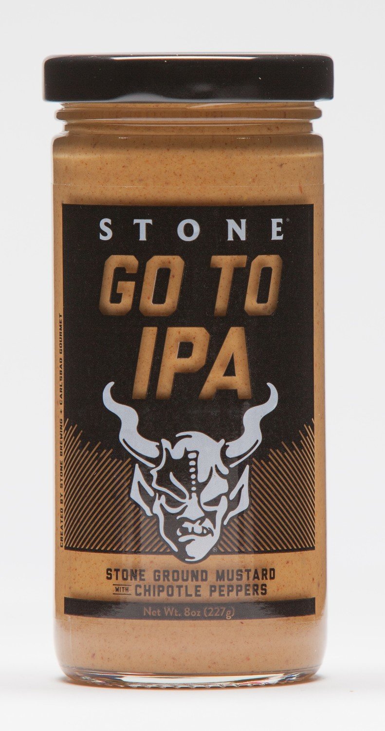 Stone Go To IPA Stone Ground Mustard with Chipotle Peppers
