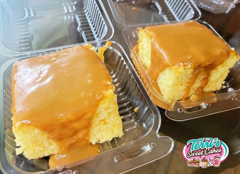 Caramel Cake Slice