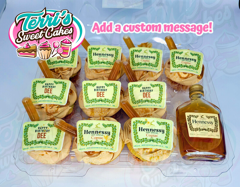 Henn Infused Caramel Cupcakes