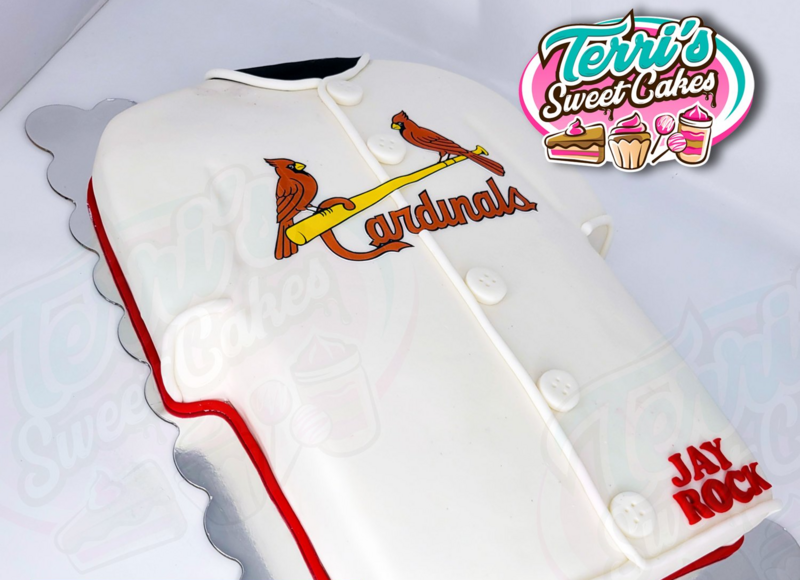 St. Louis Cardinals Jersey Cake St. Louis Cardinals Jersey Cake
