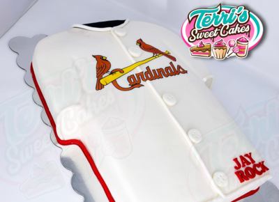 St. Louis Cardinals Jersey Cake