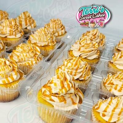 Creamy Caramel Filled Cupcakes