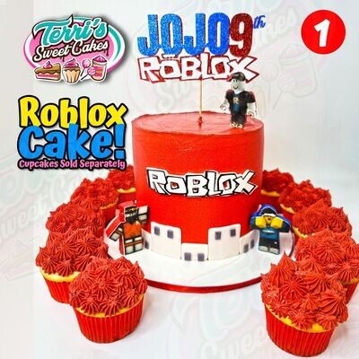 Roblox Themed Cake