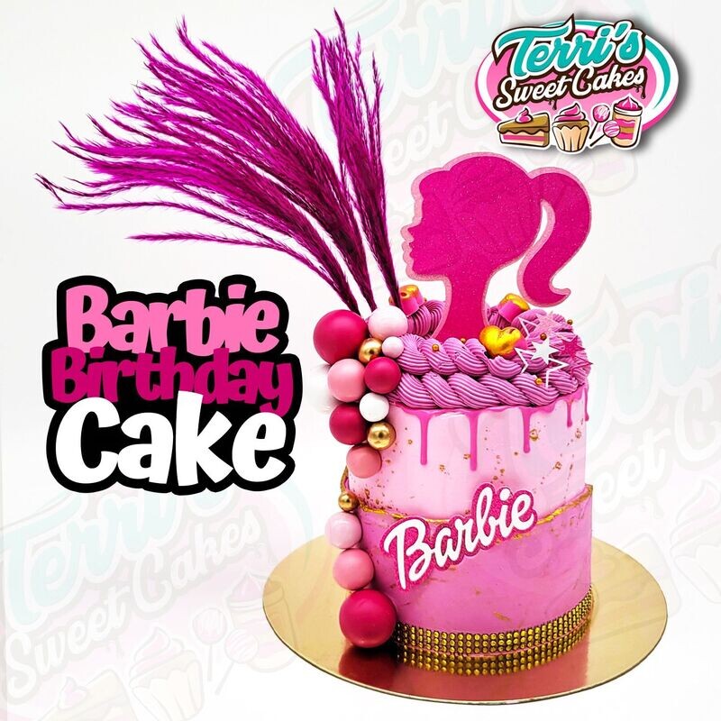 Barbie Birthday Cake