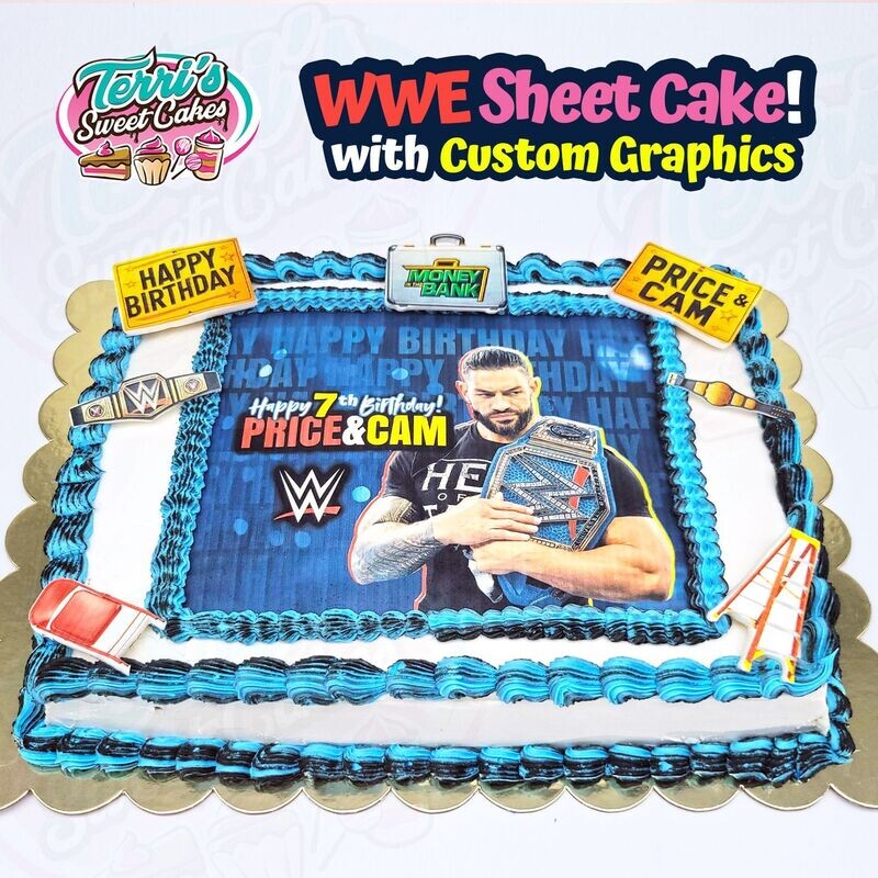 Edible Image Sheet Cake