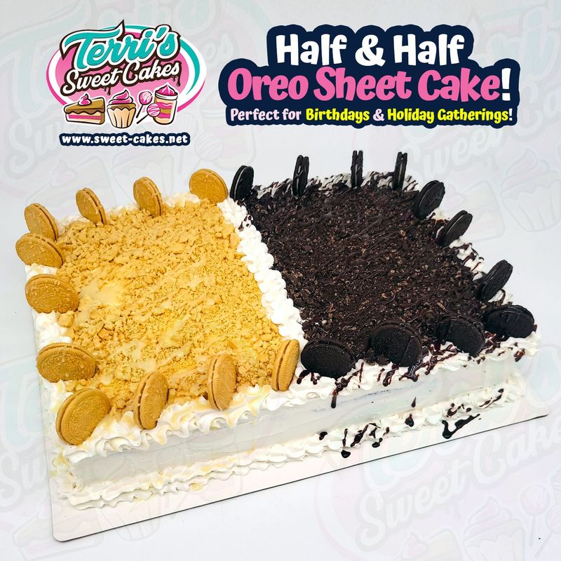 Half/Half Oreo Cake