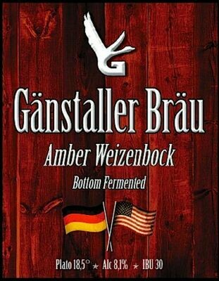 Ganstaller Amber Wiezenbock - Bock-Weizenbock (SINGLE)