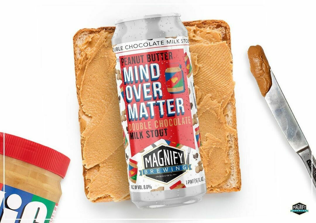 Magnify Brewing Mind Over Matter with Peanut Butter Double Chocolate Milk Stout (16OZ CAN)