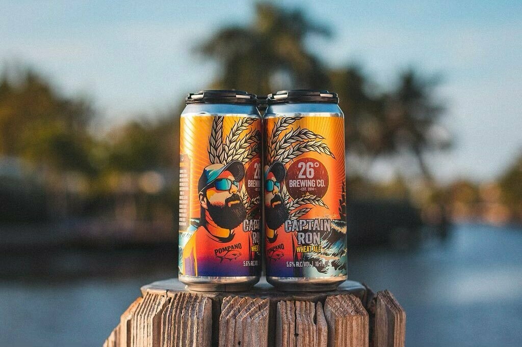 26 Degree Brewing Captain Ron Wheat Ale (4-PACK)