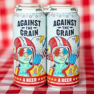 Against The Grain A Beer Usa Lager (4-PACK)