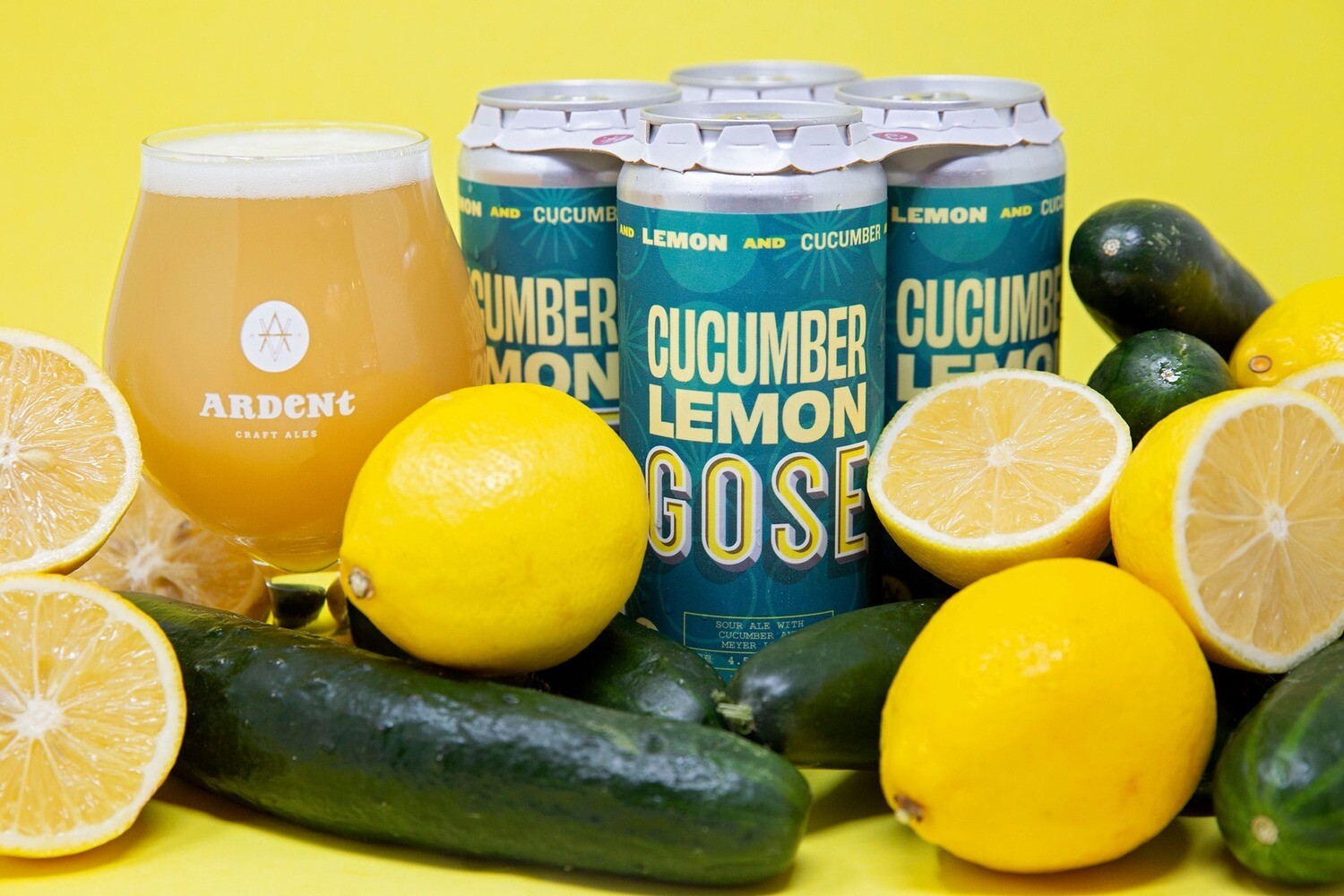 Ardent Craft Ales Cucumber Lemon Gose (4-PACK)