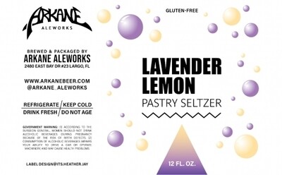 Arkane Aleworks Lavender Lemon Seltzer (4-PACK)