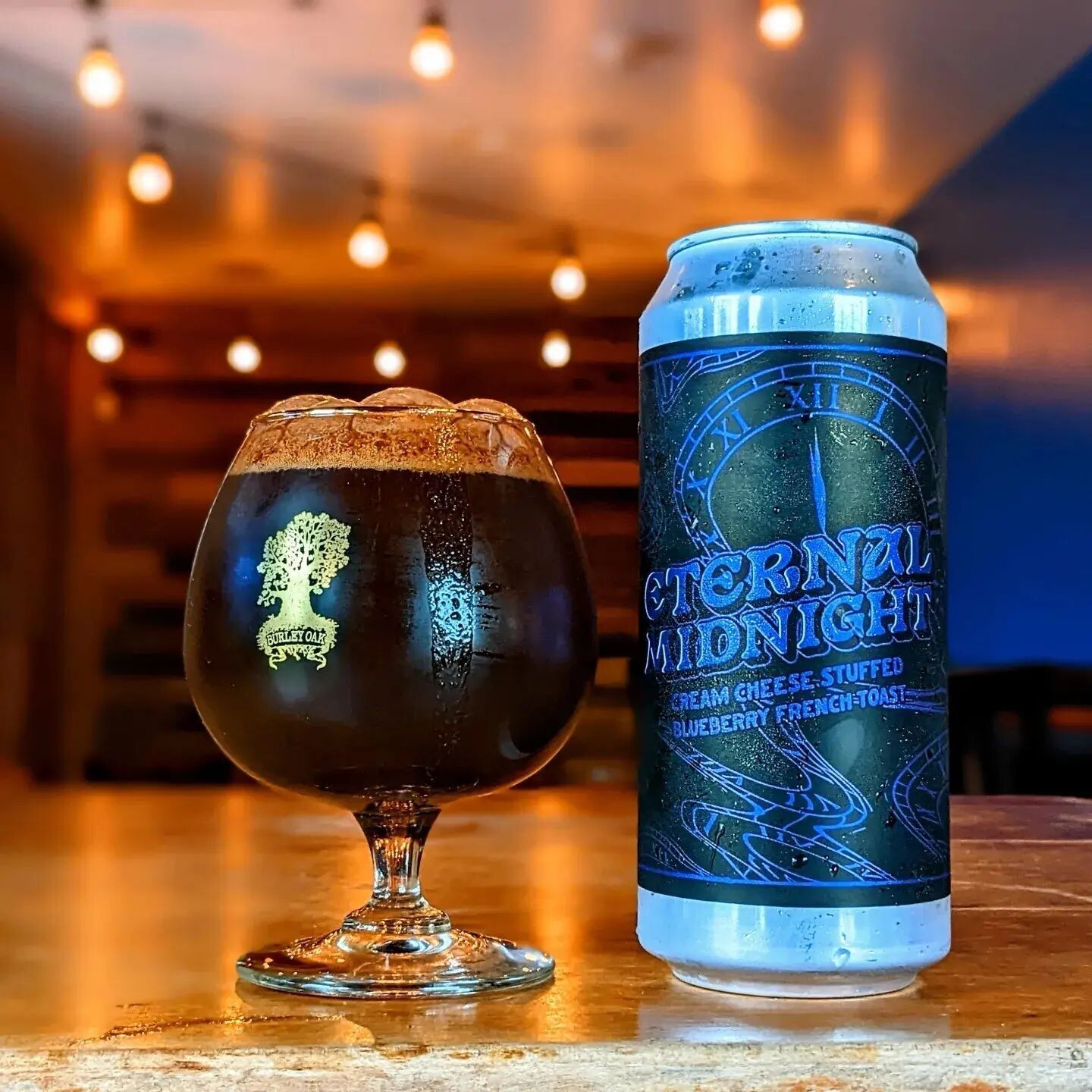 Burley Oak Brewing Company Cream Cheese Stuffed Blueberry French Toast Eternal Midnight Pastry Stout (16OZ CAN)