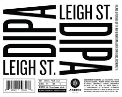 Ardent Craft Ales Leigh Street Double IPA (4 PACK)