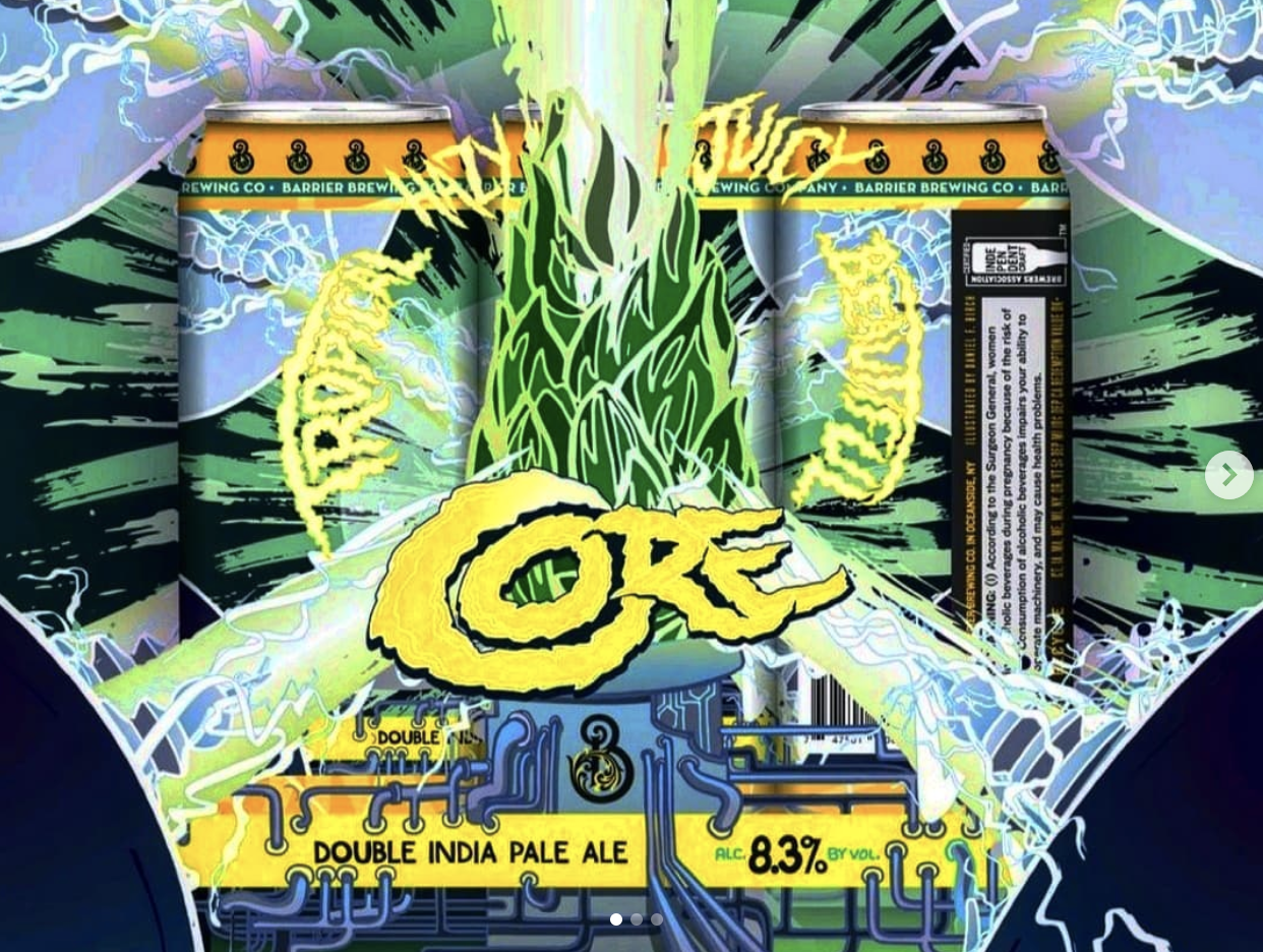 Barrier Brewing Company Core New England Double IPA (4-PACK)