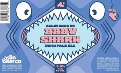 Aslin Beer Co Baby Shark IPA (4-PACK)
