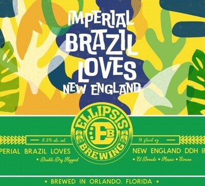 Ellipsis Brewing Imperial Brazil Loves New England (1/6 KEG)