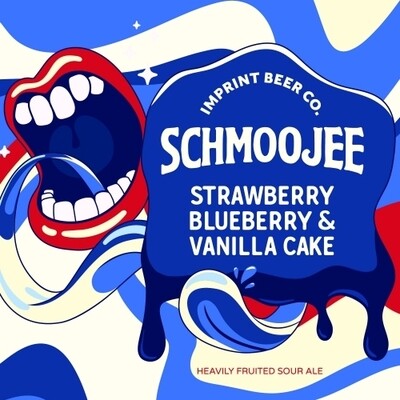 Imprint Beer Co Schmoojee Strawberry Blueberry Vanilla Cake