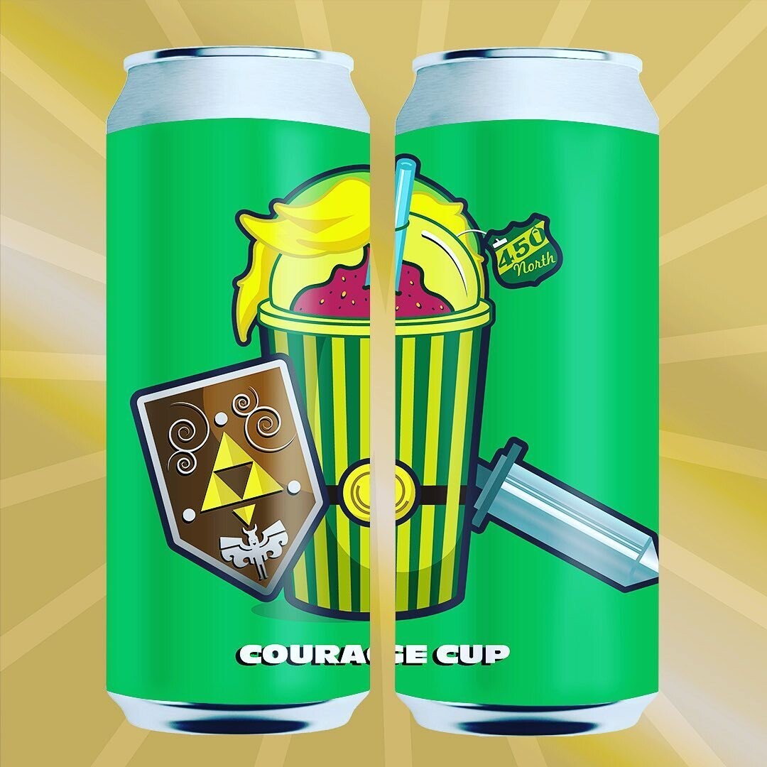 450 North Brewing Slushy Courage Cup Smoothie Sour  (16OZ CAN)