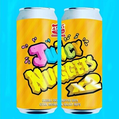 450 North Brewing Juicy Nuggets X2 DDH Double IPA  (16OZ CAN)