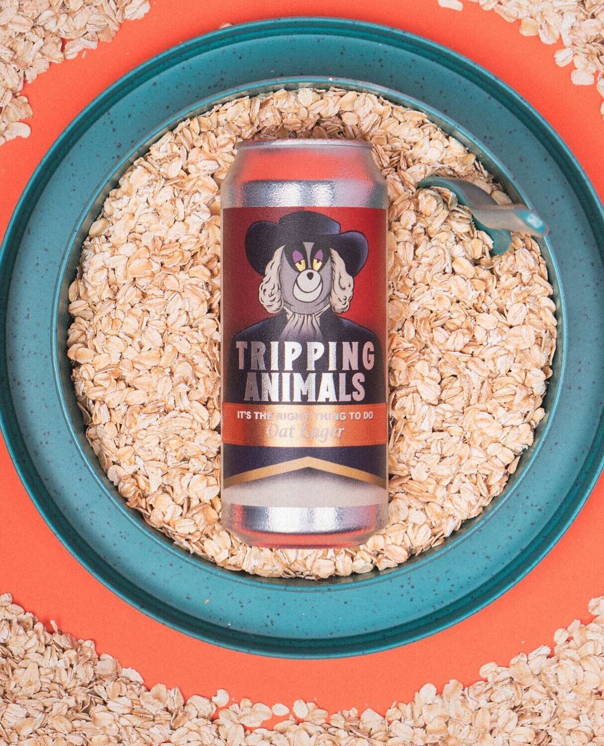 Tripping Animals Brewing Its The Right Thing To Do Oat Lager (16OZ CAN)