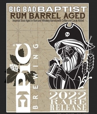 Epic Brewing Big Bad Baptist Rum Barrel Aged (SINGLE)
