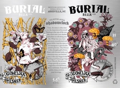 Burial Beer Co Shadowclock Pilsner (16OZ CAN)