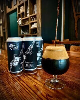 Angry Chair Brewing Infinite Dunks Oatmeal Stout with Oreo Cookie (16OZ CAN)