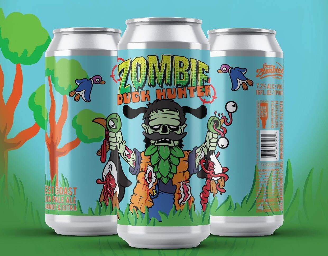Beer Zombies Brewing Zombie Duck Hunter