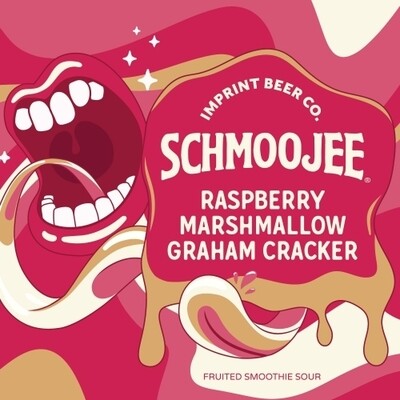 Imprint Beer Co Schmoojee Raspberry Marshmallow Graham Cracker