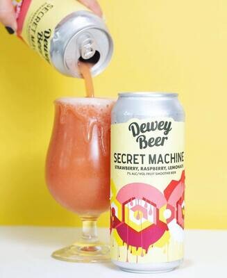Dewey Beer Secret Machine Strawberry Raspberry Lemon Ice