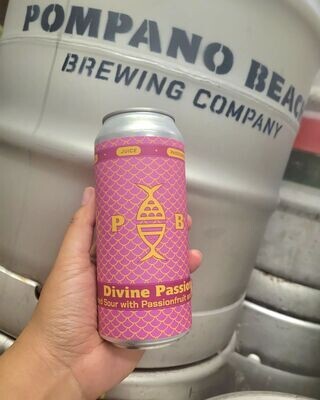 Pompano Beach Brewing Divine Passion 1/6 KEG Pompano Beach Brewing Divine Passion 1/6 KEG